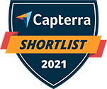 Capterra Shortlist 2021 Award Badge