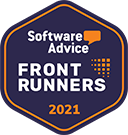 Software Advice Front Runners 2021 Badge