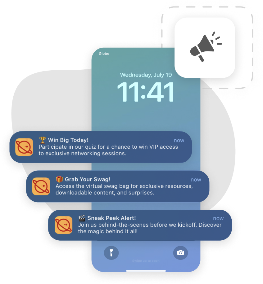 Branded app push notifications