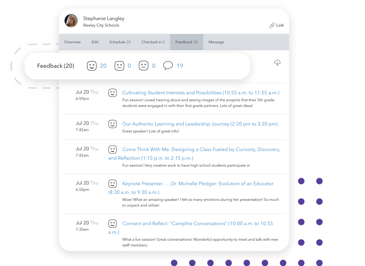 Sched engage mockup