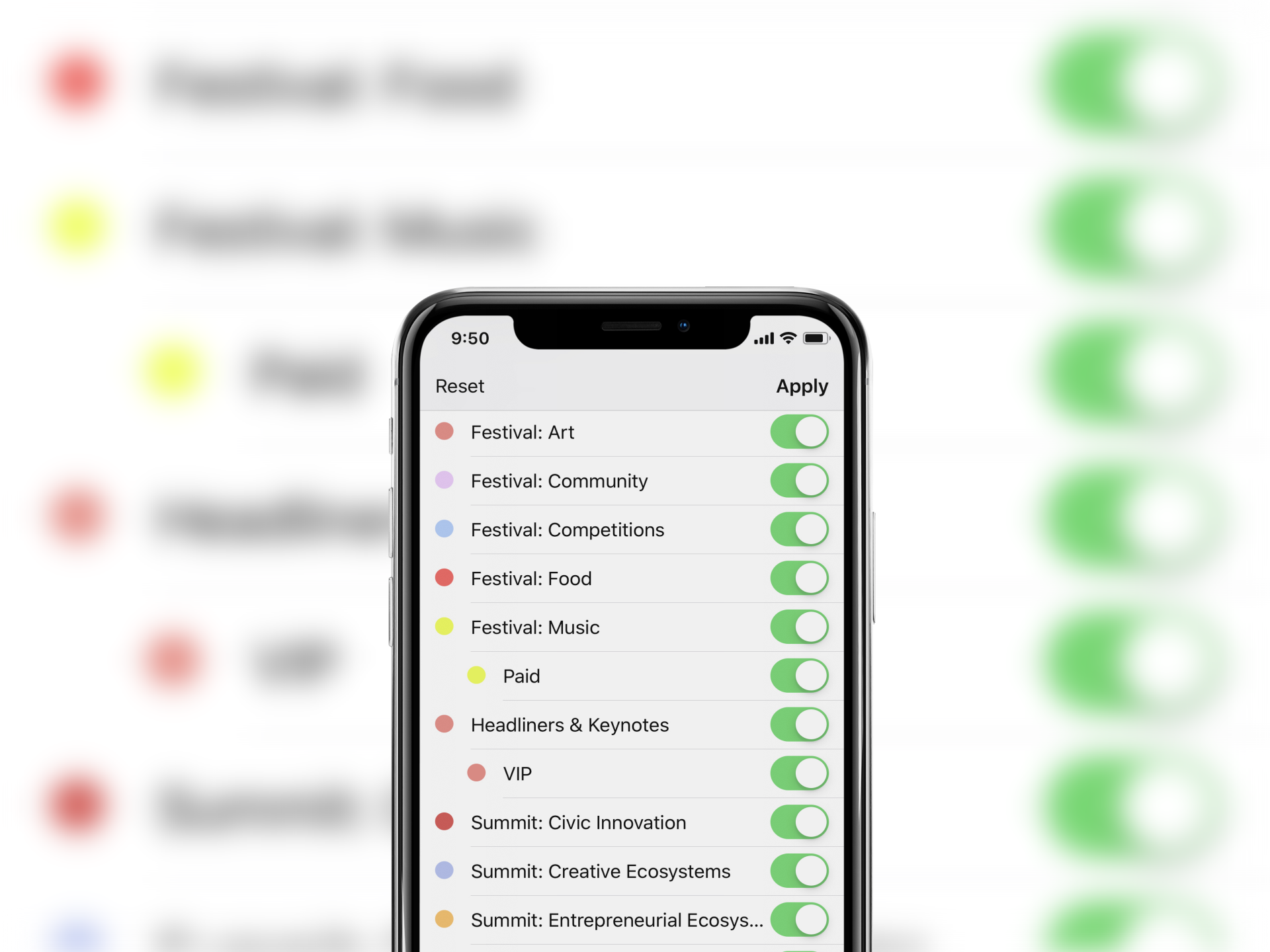 Iphone X Mockup In Portrait Position Against A Blur Background 25030 1