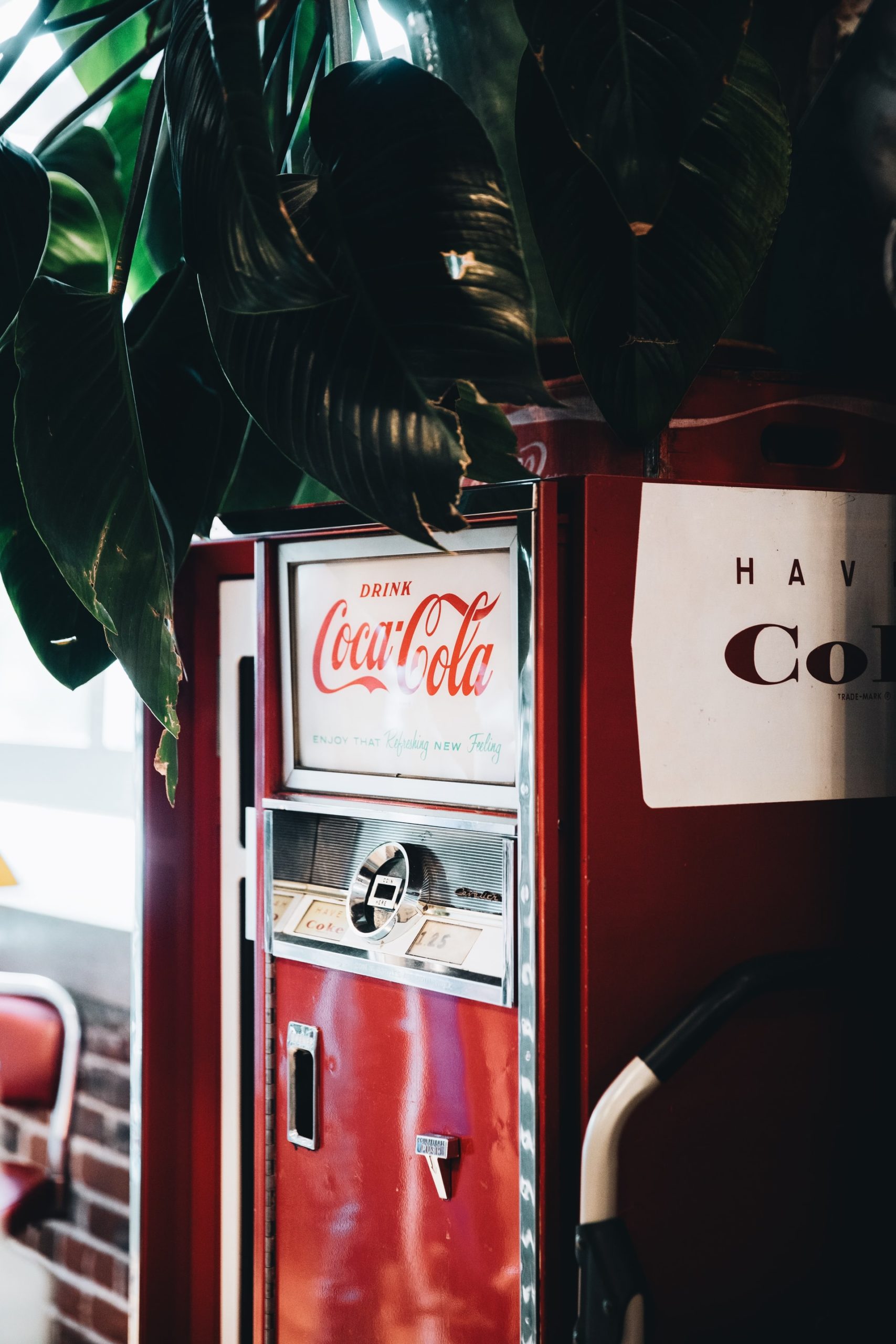Coca Cola Machine On The Street