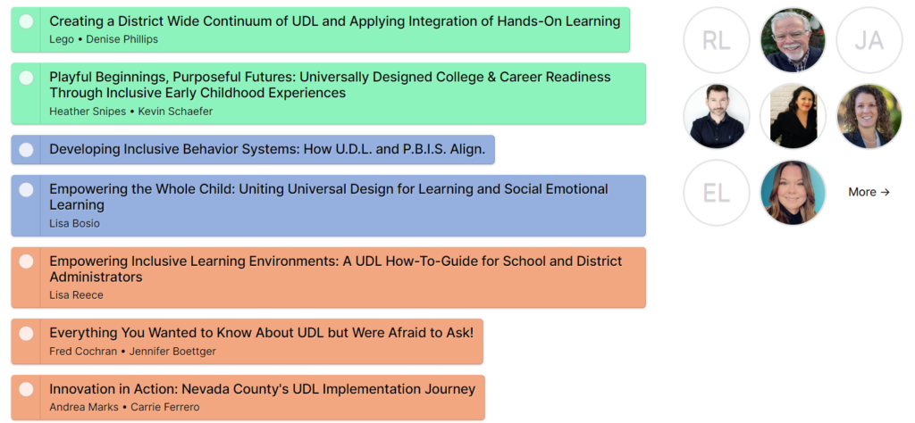 Screenshot Of Caudleading K12 Education Planning Schedule
