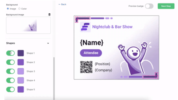 Your Event Planning Just Got Easier: Badges, Call For Papers, And More! 7 Badge Customization1